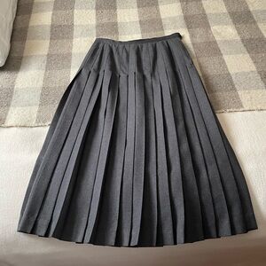Vintage Harry Rosen Pleated Full Length Skirt